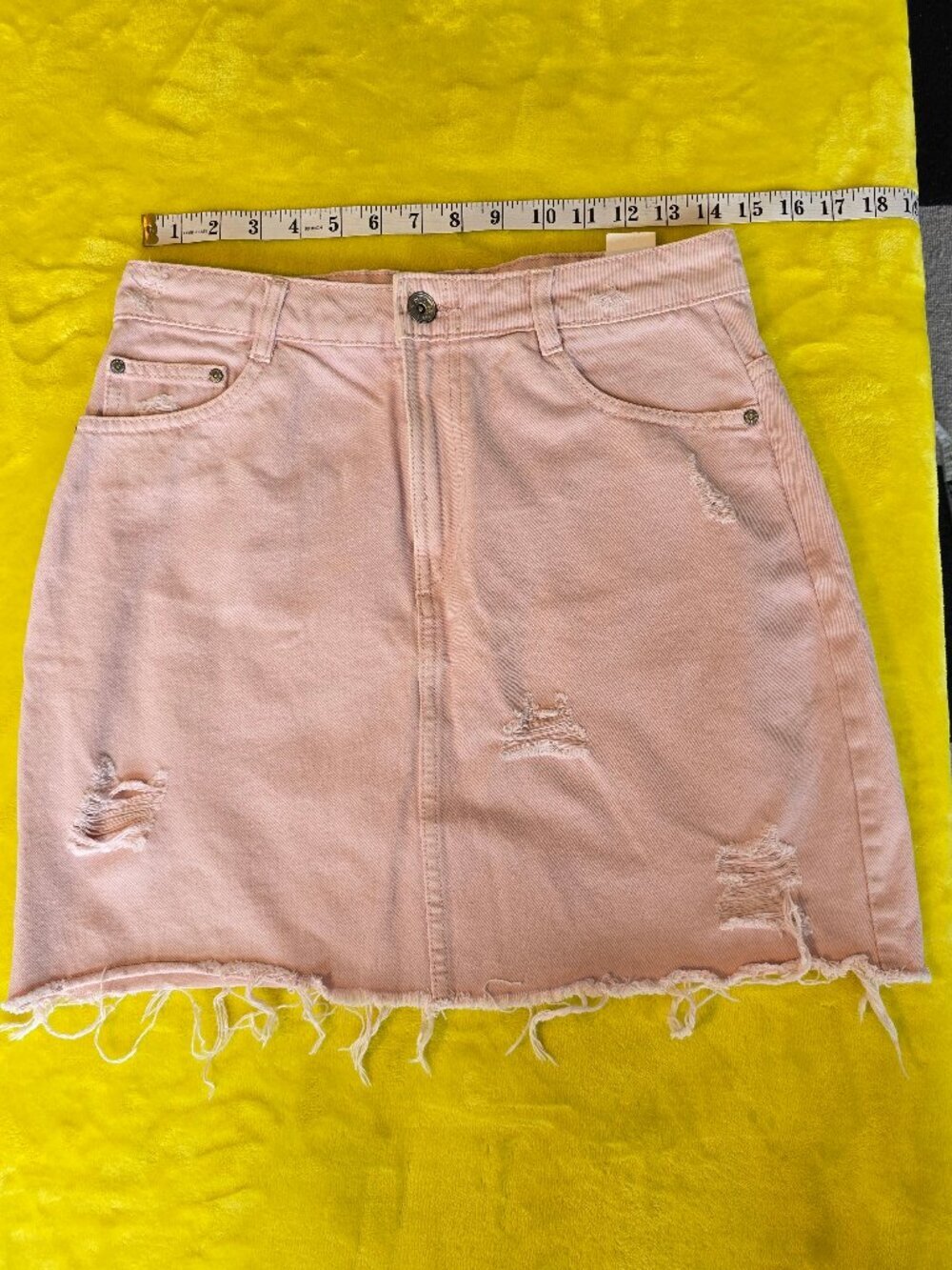 Denim pink Reserved YFL skirt